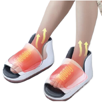 Masseur de genou rechargeable 3-en-1 avec technologie de vibration, de chaleur et de pression d'air