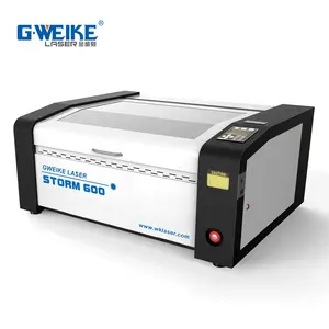Home used wood acrylic 40W 60W 600mm*400mm CO2 small laser cutting machine Storm600