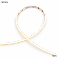 NEXCELL 24V 2.7mm Ultra Narrow COB LED Strip 400 Chip/m 7W/m CRI90 Dapat Diredupkan 4000K