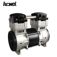 Compresseur d'air miniature Luowei 1500W 8bar 50L, compresseur à piston à entraînement direct portable, pompe à compresseur d'air silencieuse sans huile