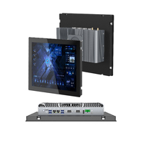 PC Industrial Todo en Uno de 10.4/12.1/15/17/19 Pulgadas con Ventilador, Pantalla Táctil Resistente/Capacitiva, IP65 a Prueba de Agua, en Stock