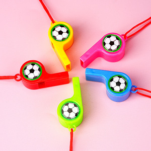 Sifflet d'arbitre/entraîneur spécial en plastique pour enfants avec cordon pour accessoires de football et de cheerleading - Vente directe usine - Product Image 2