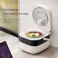 Cuisinière à riz électrique 110V, grande capacité 3L, contrôle numérique de la minuterie, boîtier en plastique. Fonctionnalités multifonctionnelles Fabriqué aux États-Unis Japon.