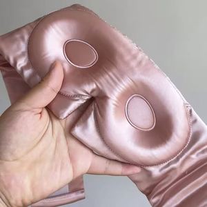 Masque de sommeil occultant 3D King Size 22 mm en soie de mûrier de grade 6A avec étiquette personnalisée pour cadeau – Soin de la peau - Product Image 3
