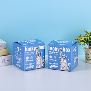 Scatola Misteriosa Natalizia Personalizzata OEM per Piccole Imprese, Scatola Ecologica Resistente in <span class=keywords><strong>Cartone</strong></span> Bianco con Stampa CMYK - Product Image 3