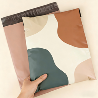 Enveloppes d'expédition en plastique transparentes avec poche autocollante refermable en LDPE, personnalisables avec logo, pour vêtements, fourrures, sacs de messagerie
