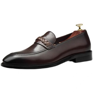 Zapatos Formales de Negocios para Hombre de Alta Calidad, Hechos a Mano con Cuero Genuino, Talla Grande, Aumentan la Estatura, Impermeables y Transpirables - Product Image 3
