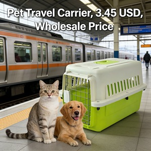 Cage de transport robuste pour animaux de compagnie, conforme IATA, avec verrou anti-évasion, portable, pour clinique vétérinaire, <span class=keywords><strong>camping</strong></span> et voyages en voiture - Product Image 4