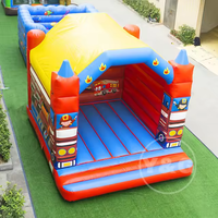 Y&G Trampoline gonflable camion de pompiers avec toboggan, vente en gros usine