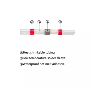 22-18 מד אדום פס הלחמה חוט חותם חם לכווץ חום מתכווץ עמיד למים בוט חשמלי - Product Image 4