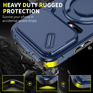 เคสขาตั้งมีห่วงหมุนได้สำหรับ Xiaomi 17 PRO MAX 15T 14T Pro ฝาปิดกล้องแบบสไลด์เคสโทรศัพท์กันกระแทกเกรด MIL - Product Image 5