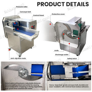 Cortadora <span class=keywords><strong>de</strong></span> Verduras Profesional <span class=keywords><strong>de</strong></span> Acero Inoxidable, Eléctrica, para Patatas, Cebollas, Pepinos, Repollo, Máquina Cortadora y Rebanadora <span class=keywords><strong>de</strong></span> Verduras - Product Image 5