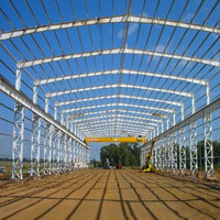 Bâtiment d'entrepôt préfabriqué en acier pour la fabrication et la production industrielles