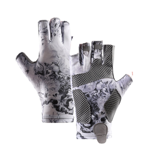 High Quality Custom Spandex Unisex Fingerless Lightweight Fishing Gloves Summer Waterproof Breathable Quick Drying Outdoor Use - Product Image 1