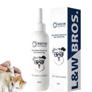 30Ml Pet Grooming Products Ear Care Infection Treatment Drops Dog Cat Ear Cleaning Alcohol Free Dog Cat Ear Cleaner Pet Cleaning