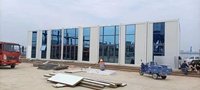 Dormeau préfabriqué à double étage en conteneur, directement de l'usine chinoise, avec fenêtre antivol, logement moderne modulaire respirant, facile à déplacer et portable