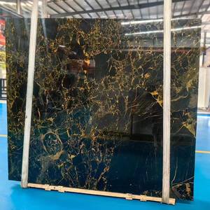Cao cấp Hy Lạp Athens portoro vàng đen hoa đá cẩm thạch slab-sang trọng thanh lịch Vàng gân cho cao cấp khách sạn & biệt thự trang trí - Product Image 1