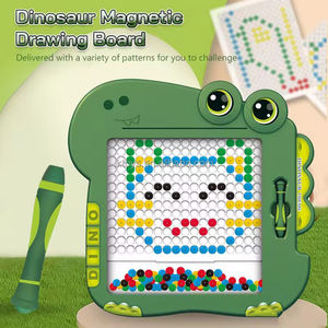 Jouets éducatifs Lucky Toys Montessori, jeu de perles magnétiques à faire soi-même, tableau de dessin et de peinture, jouets multifonctionnels pour enfants de maternelle - Product Image 3