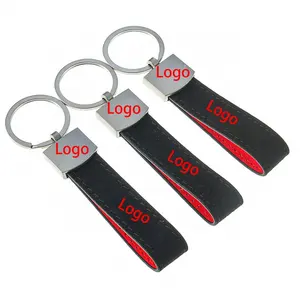 High Quality Metal Keychain Car Brand Logo Key Ring Car Key Chain Leather For BMW For Mercedes