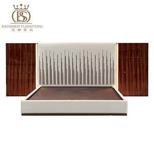 Nouvelle collection de meubles de chambre à coucher de luxe BS, style moderne haut de gamme, lits Queen et King pour villas - Product Image 1