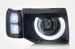 Faro Delantero LED para Mitsubishi Pajero Montero V32 92-01, Luz de Circulación Diurna LED de Alto Nivel, Señal de Giro, Proyector, Conjunto de Faros - Product Image 4
