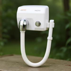 Asciugacapelli MediClinics Saniflow da Parete Bianco 120V per Uso in Bagno - Product Image 3