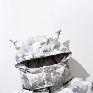 HL Manufacture Veste bouffante de créateur Offres Spéciales lourde Manteau à bulles pour hommes Veste à capuche détachable personnalisée Veste bouffante en corne du <span class=keywords><strong>diable</strong></span> - Product Image 6