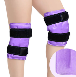 Enveloppe d'attelle de genou en <span class=keywords><strong>gel</strong></span> chaud et froid Sac de glace réutilisable pour le soulagement de la douleur au genou pour les blessures aux jambes - Product Image 4