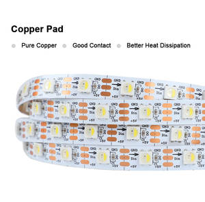 Adressierbares SK6812 RGBW 30/60/144 LEDs/<span class=keywords><strong>m</strong></span> Pixel band RGBWW 3000K RGBNW 4000K RGBCW 6500K SK6812 RGBW LED-Licht leiste - Product Image 5