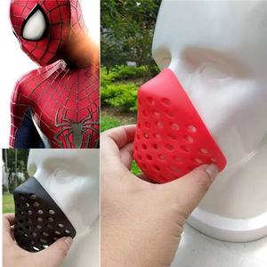 Spider-Man con maschera <span class=keywords><strong>in</strong></span> Silicone morbido incorporato per traspirabilità, antiaderente al rossetto, Anti-soffocamento, porta maschera traspirante - Product Image 2