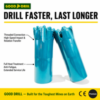 Foret à bouton sphérique en carbure de tungstène de 76 mm, alliage T45 23CrNi3Mo, pour l'excavation de roche sur chantier