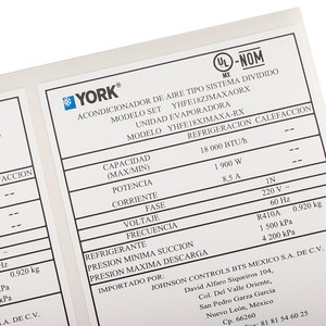 Ul an toàn chứng nhận Nhãn nghệ thuật giấy đơn màu đen in ấn dễ dàng ứng dụng dán chống thấm nước - Product Image 3