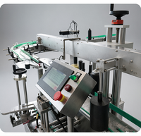 Machine d'étiquetage double face à moteur servo pour bouteilles de shampoing et conteneurs chimiques, sans bulles, haute vitesse, automatique