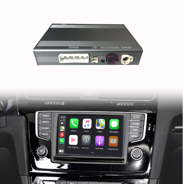 Wireless Apple CarPlay Android Auto for VW/Volkswagen Golf 7 2013-2019 MIB With Mirror Link Air Play Radio Car Play