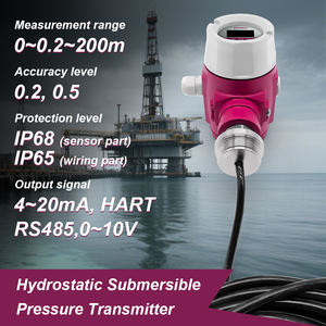 مقياس مستوى الوقود الهيدروليكي الهيدروليكي المغمور بئر غاطسة ديجيتال لقياس مستوى المياه مسبار مستشعر مستوى المياه لخزان السائل - Product Image 4