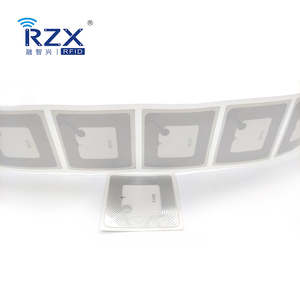 Mạnh mẽ dính 13.56MHz iso15693 icode slix 2 50*50 mét RFID thư viện cuốn sách mã vạch nhãn - Product Image 6