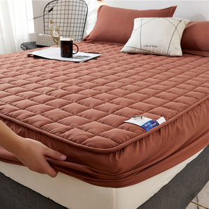 Couvre-matelas en coton matelassé doux et imperméable épaissi Jacquard imperméable à l'eau respirant tout enveloppé protège-matelas