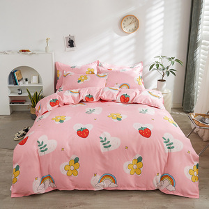 Duvet Cover Queen Bedding <strong>Sets</strong> Cotton Orange <strong>Gray</strong> <strong>Comforter</strong> Cover <strong>Cream</strong> White Printed Duvet Cover <strong>Sets</strong> - Product Image 4