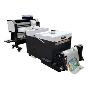 Hongjet DX5 печатающая головка CMYKW DTF принтер рулон пластиковой пленки для рулона цифровая печатная машина для ткани текстиля