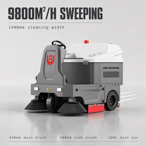 Barredora de Pisos Comercial CleanHorse M3, Barredora Eléctrica con Conductor a Bordo para Calles, Plazas y Caminos de Parques - Product Image 2