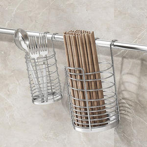 Cesta para Cubiertos de Cocina, Nuevo Estilo, Acero Inoxidable 304, Porta Cubiertos, Organizador de Cuchillos, Palillos y Cucharas - Product Image 6