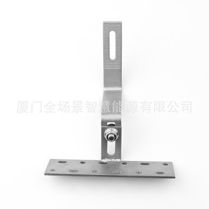 Support de fixation solaire en acier inoxydable 304 pour toit en tuiles, réglable à 180° avec surface sablée - Product Image 4