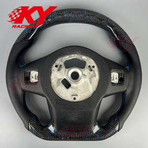 อุปกรณ์ตกแต่งรถยนต์สำหรับ Toyota GR Supra MK5 A90 A91 TRD Sport พวงมาลัยคาร์บอนไฟเบอร์แบบกำหนดเองพร้อมไฟ LED แสดงรอบเครื่องยนต์ - Product Image 4