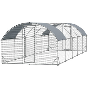 Metal Chicken Coop for <strong>Pets</strong> Outdoor <strong>Run</strong> for Small Animals - Product Image 5