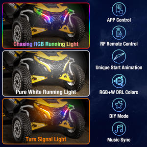 Dream Maverick R LED Front Signature Light Assembly Compatible Ambre LED Turning Signal pour Can-<span class=keywords><strong>Am</strong></span> Maverick R - Product Image 5