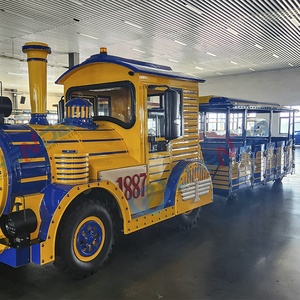 Customized Seats Indoors Resort Fun Kids Electric <b>Outdoor</b> Tourist <b>Train</b> Trackless <b>Train</b> Amusement <b>Train</b> Ride on Sale - Product Image 2
