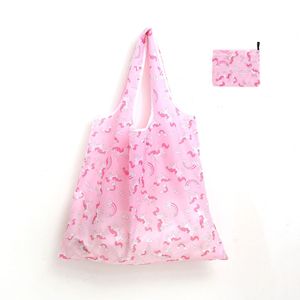 Trọng lượng nhẹ thân thiện với môi Nylon tái sử dụng Vai Tote Túi Trọng lượng nhẹ khuyến mại nhựa cho thị trường sử dụng - Product Image 6