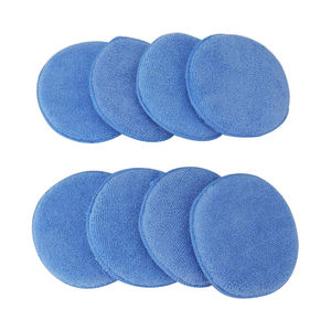 5 Polegada Microfibra Redonda Espuma Esponja Com Bolso Polonês Cera Aplicador Almofadas Car Home Cleaning <span class=keywords><strong>Pad</strong></span> Auto Polimento Acessórios - Product Image 3
