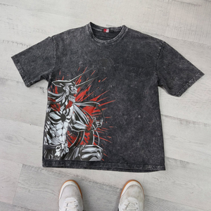 Camiseta Gráfica de Anime Berserk <span class=keywords><strong>Ichigo</strong></span> para Hombre, Estilo Oversize, Lavado Ácido, Vintage, Streetwear - Product Image 1