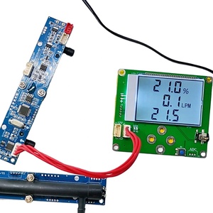 LCD + PSU hiển thị màn hình Power Adapter cho Máy phân tích khí oxy <span class=keywords><strong>Detector</strong></span> độ tinh khiết dòng chảy Temp áp suất hiển thị mà không cần cảm biến oxy - Product Image 4